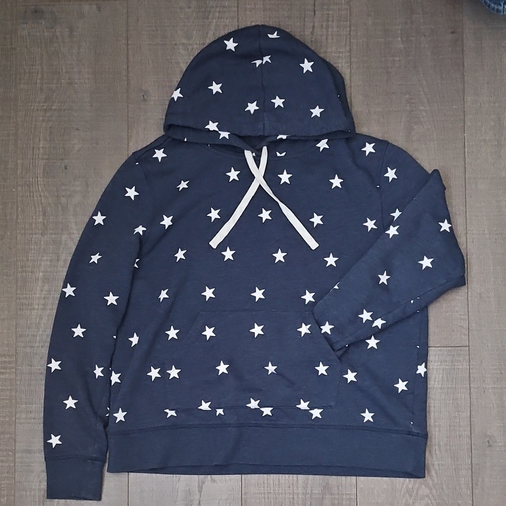 Amazon Essentials Navy Star Print Hoodie